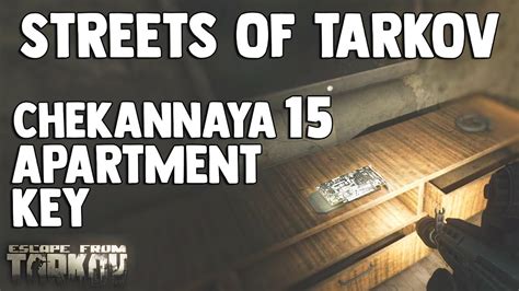 Tarkov chekannaya 15 apartment key - Once you have the Iron Gate key, go Chekannaya 15 apartment building at the Streets of Tarkov location. Use the key to unlock cells 1, 2, and 4 inside the building. This will help you complete the mission! That’s all there is to it. Sometimes the easiest solution is to go through everything and pick up all items you can in a game. This is ...